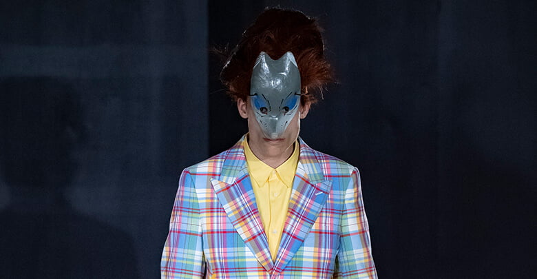 トップス 97ss COMME des GARCONS HOMME PLUS punk Comme des garcons Homme Plus men Punk Bondage Side Slit